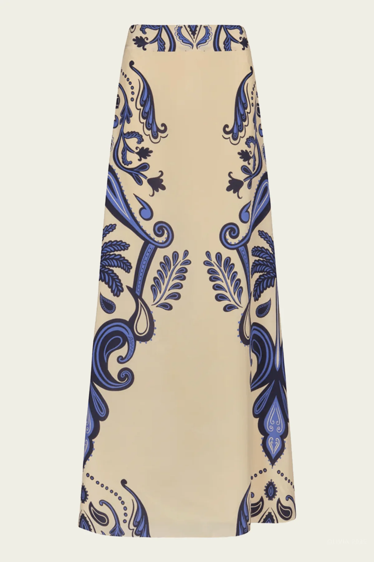 Everywhere Skirt in Ecru Navy