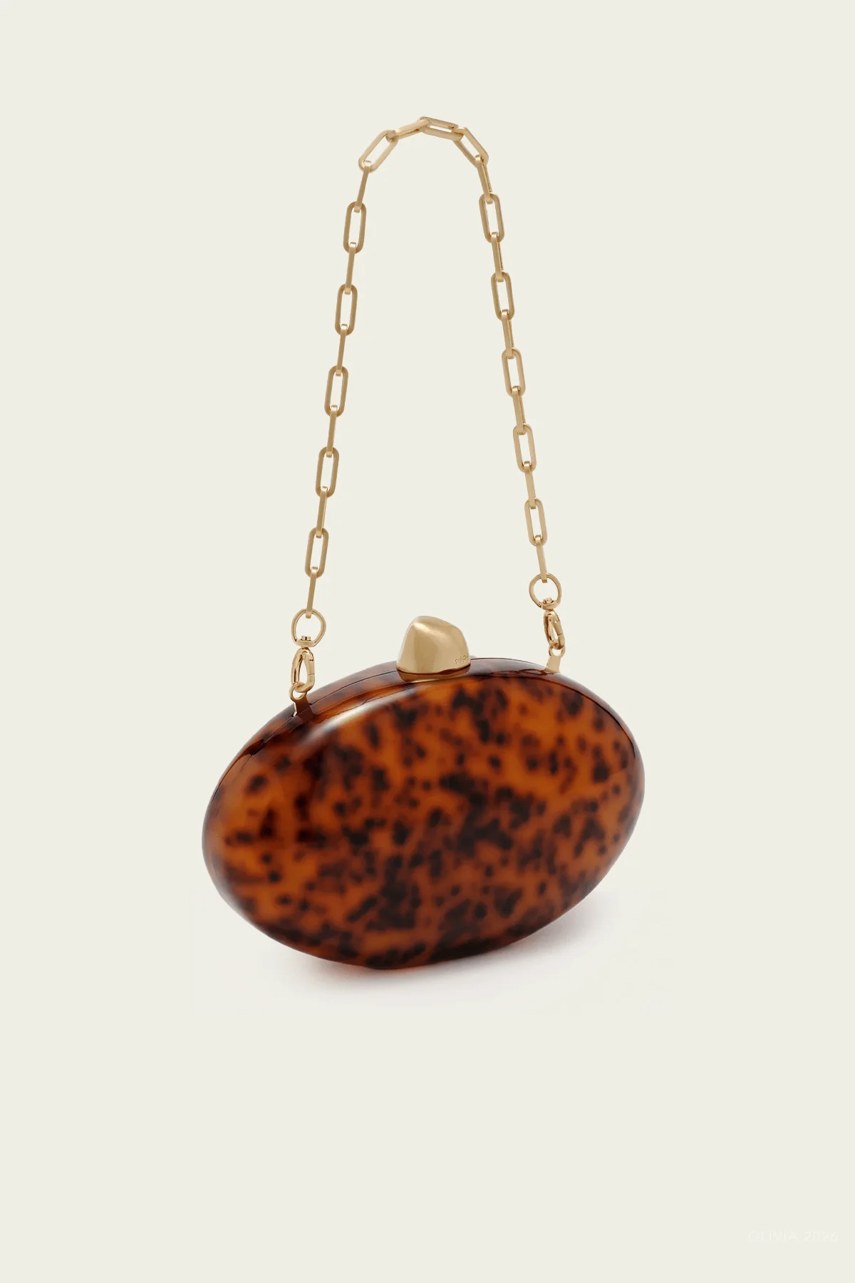 Eviana Clutch in Caramel Tortoise - Image 2