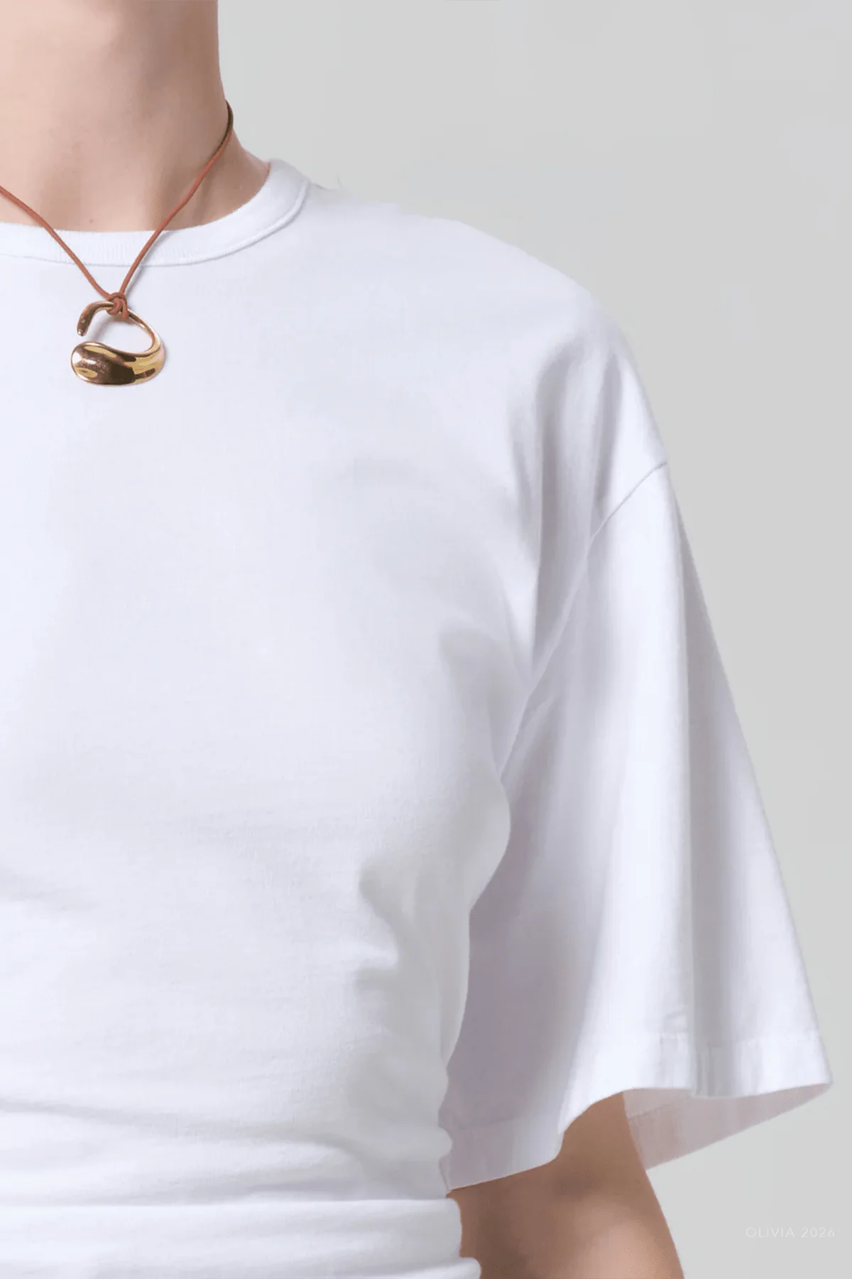 Fabien Tee in White - Image 4