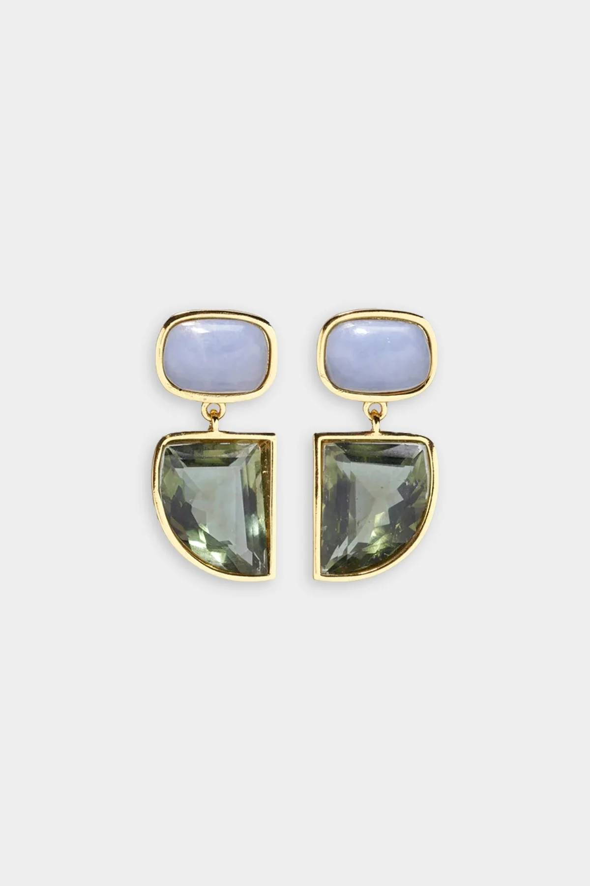 Fin Earrings in Ocean
