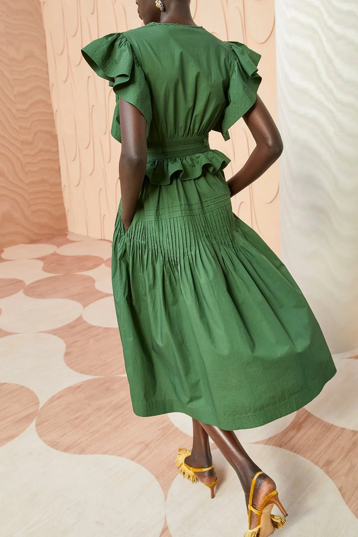 Florence Dress in Juniper - Image 3