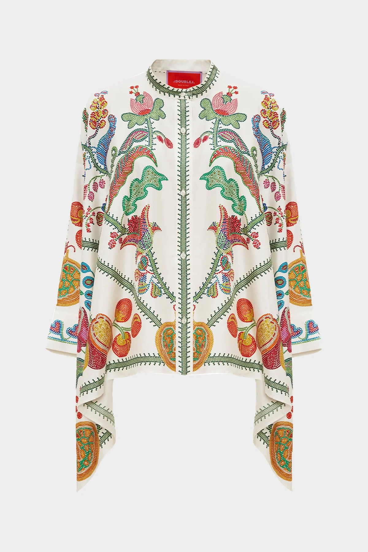 Foulard Shirt in Grenadilla Placée