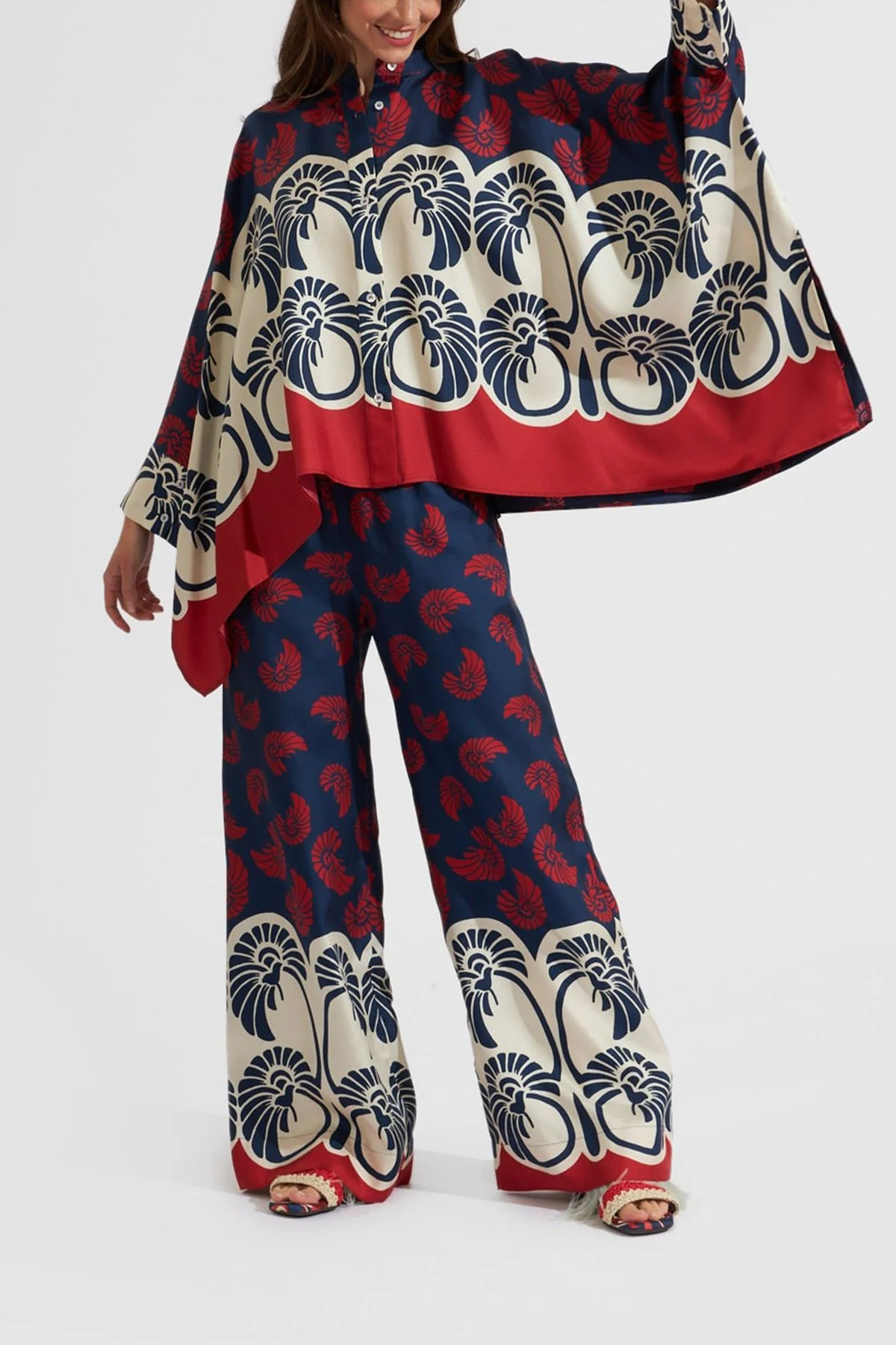 Foulard Shirt in Palmetto Placée - Image 2