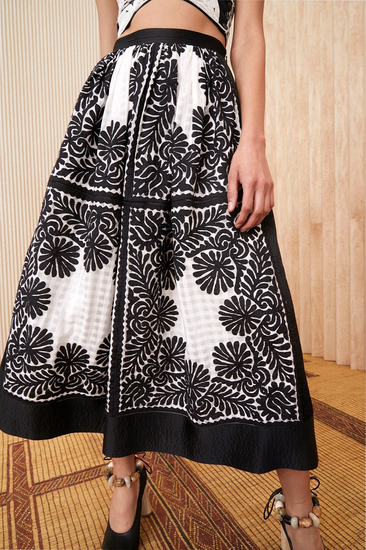 Francesca Skirt in Graphite - Image 2
