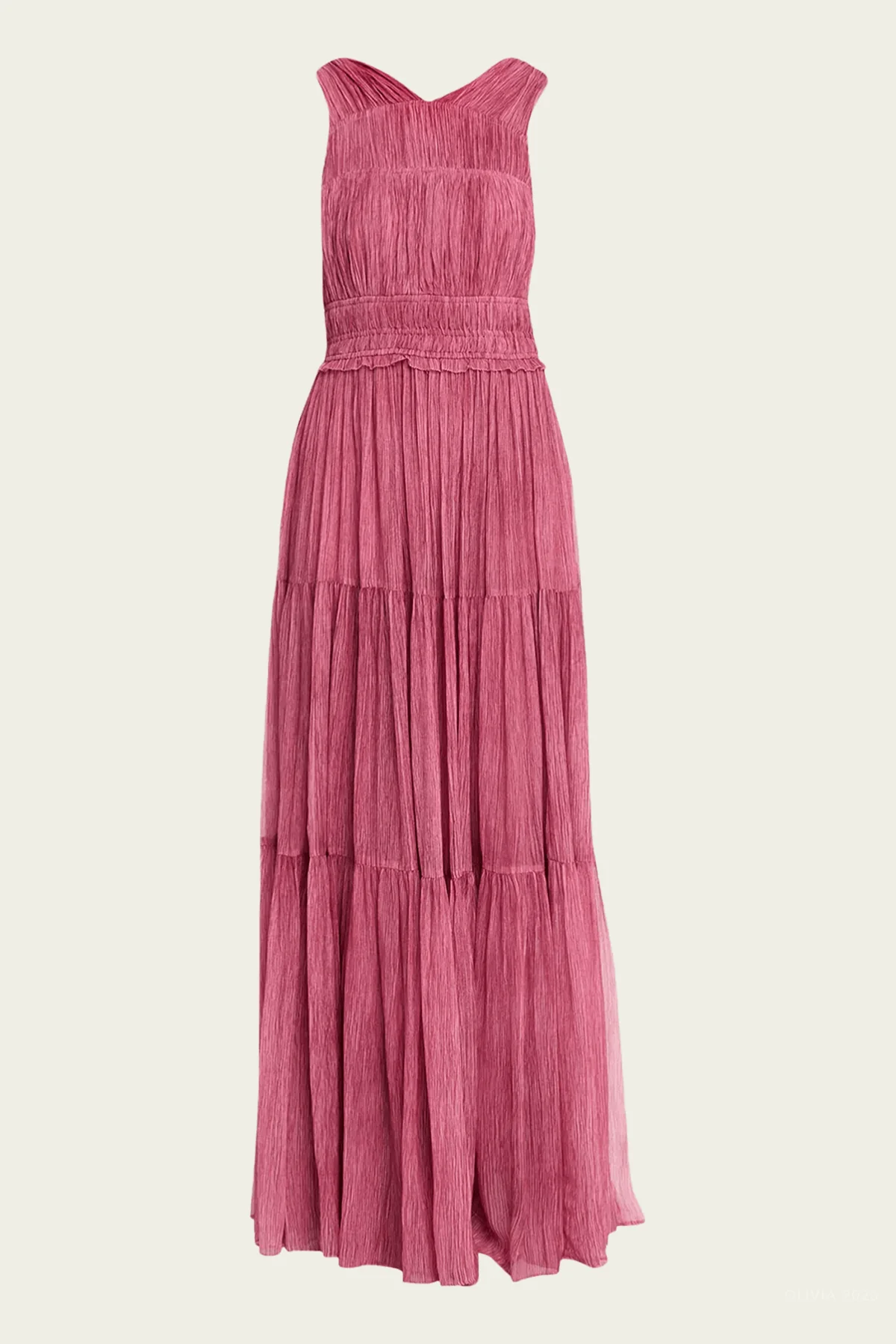 Freesia Gown in Amaranthus
