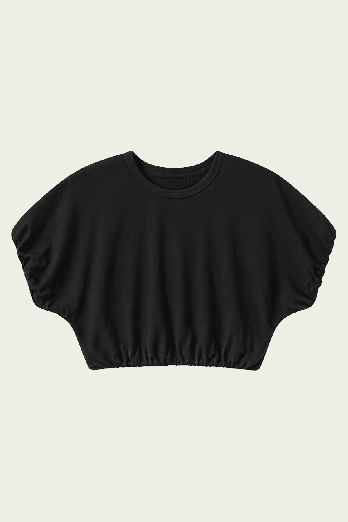 Gia Bubble Tee in Washed Black