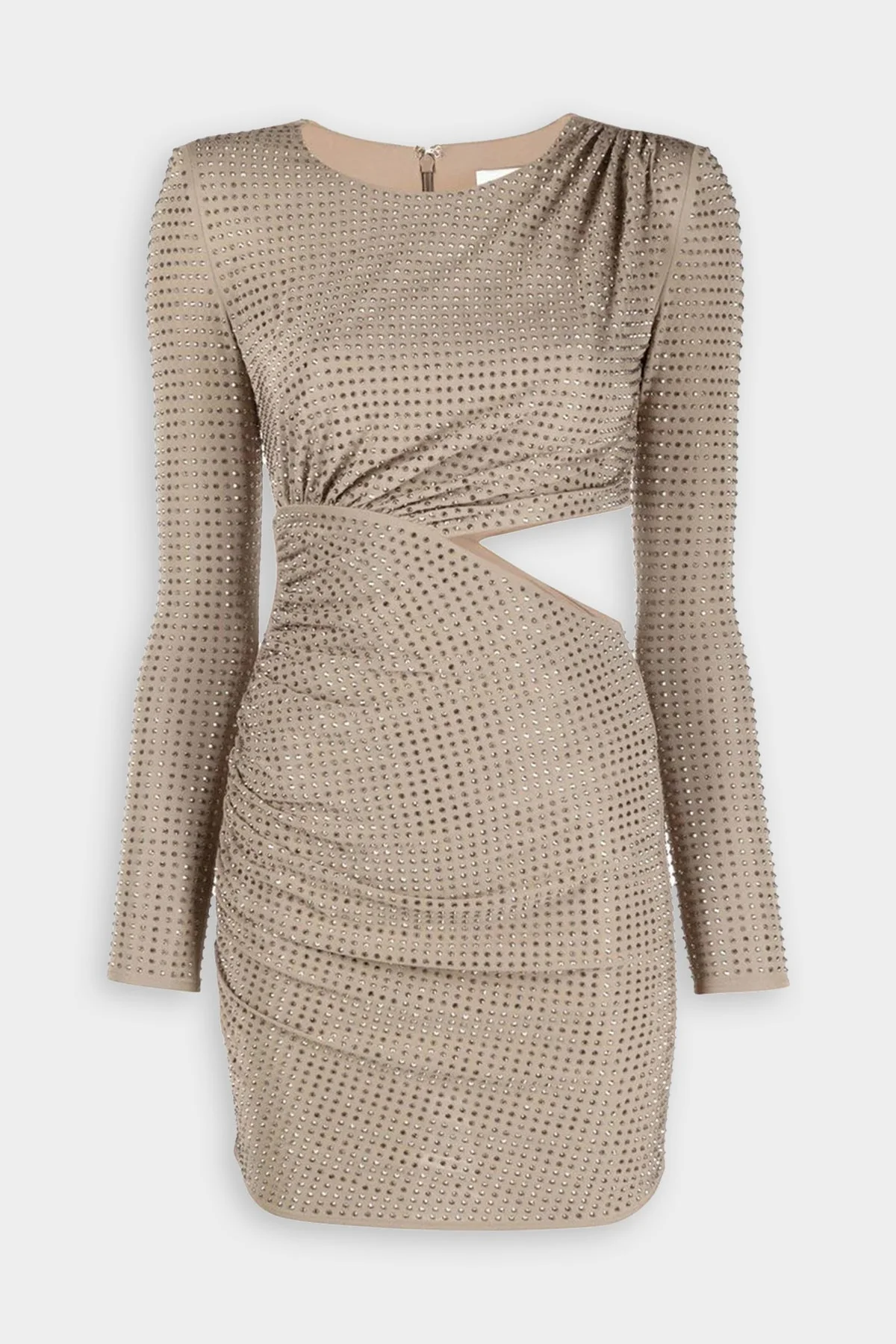 Grey Hot Fix Mini Dress