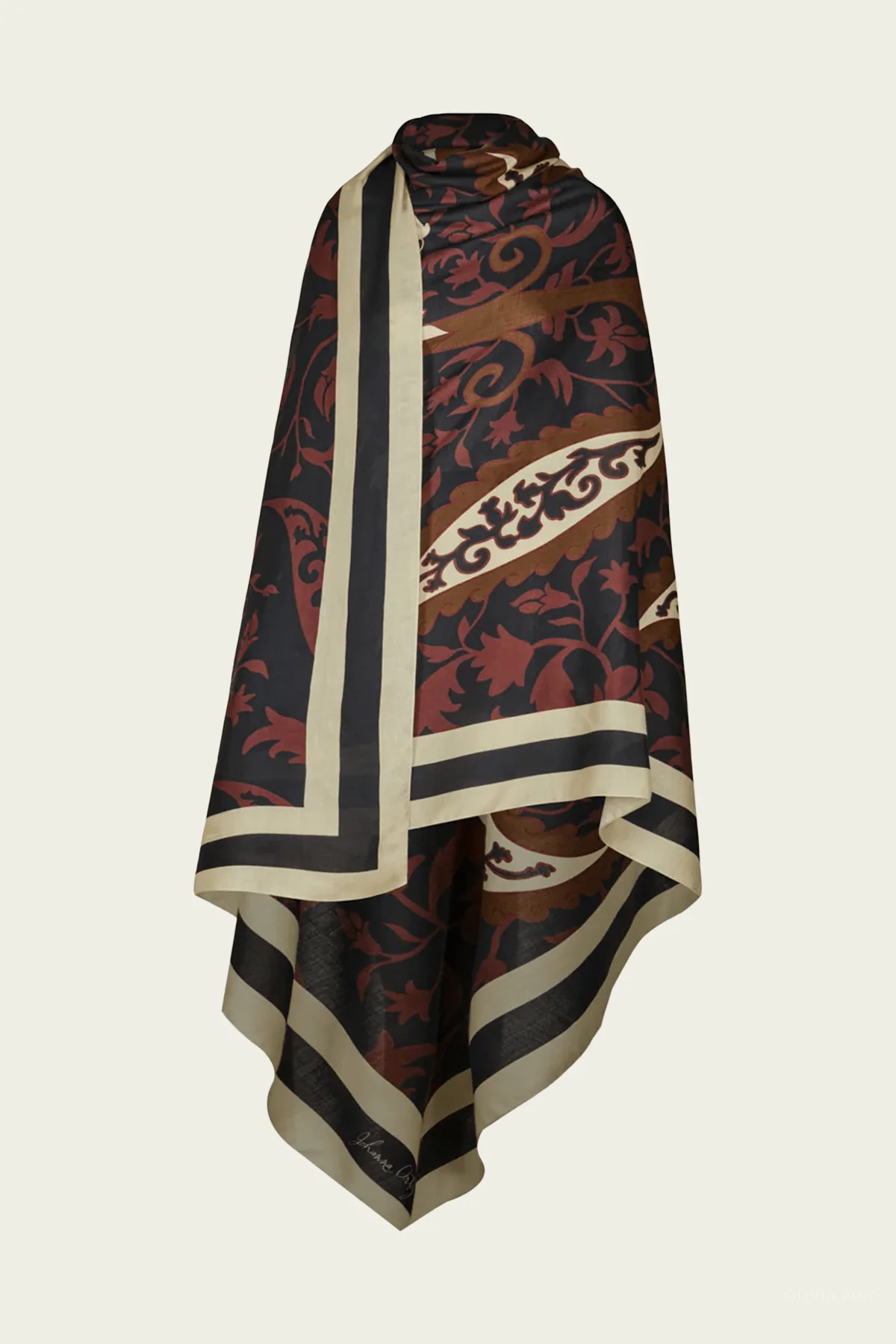 Harmony Motion Shawl in Royal Black
