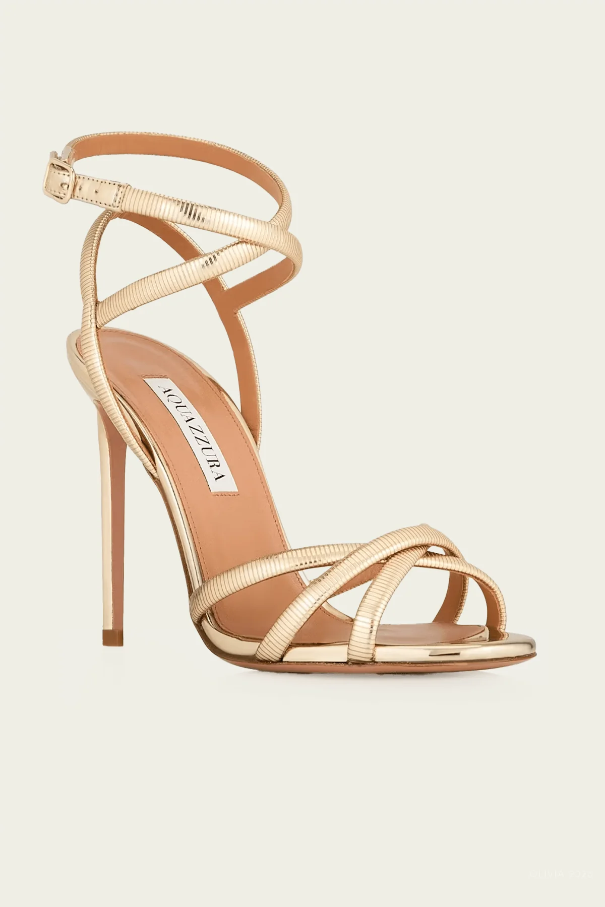 Heatwave Sandal 105 in Soft Gold - Image 2