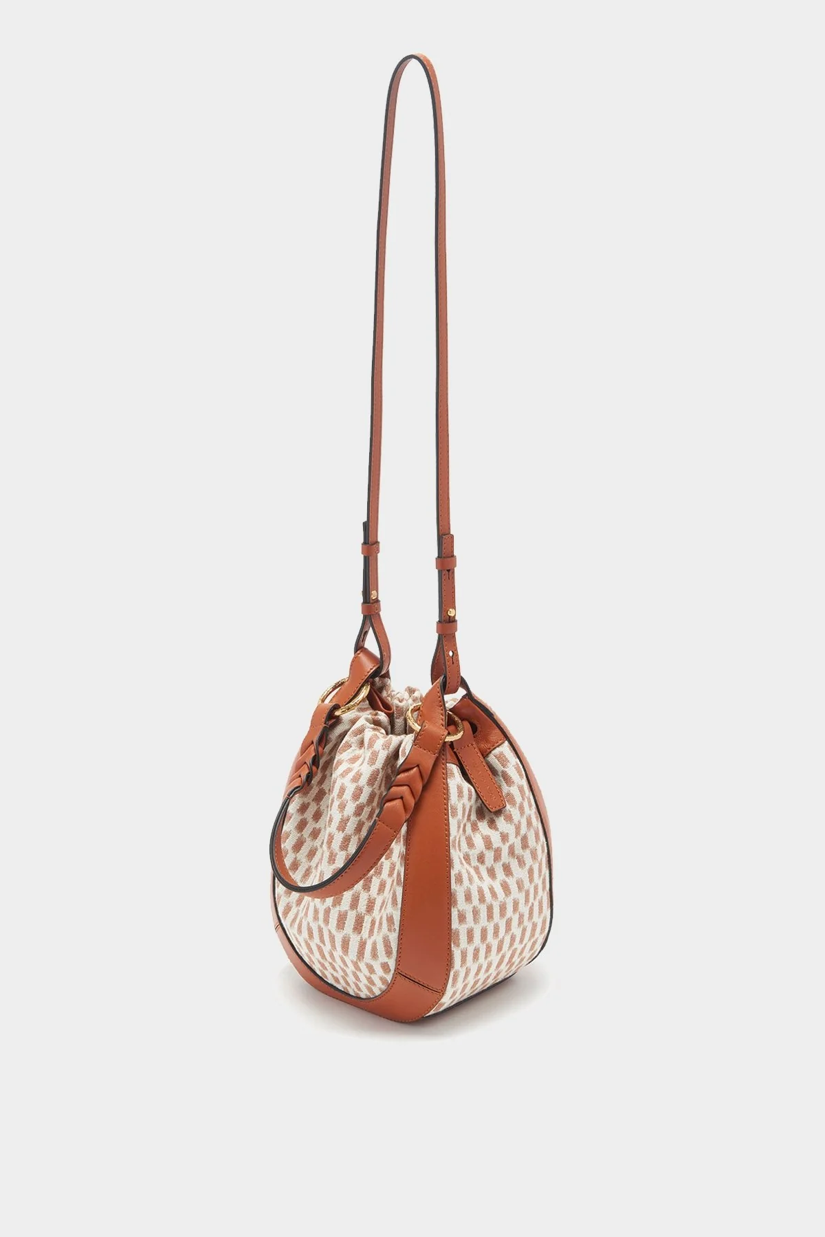 Hilma Bucket Purse in Dune Painted - Image 2