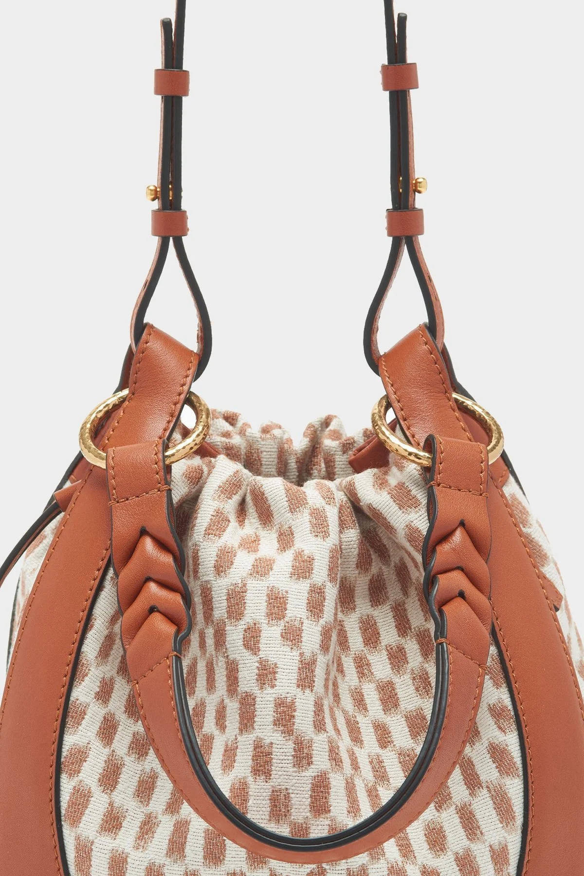 Hilma Bucket Purse in Dune Painted - Image 3