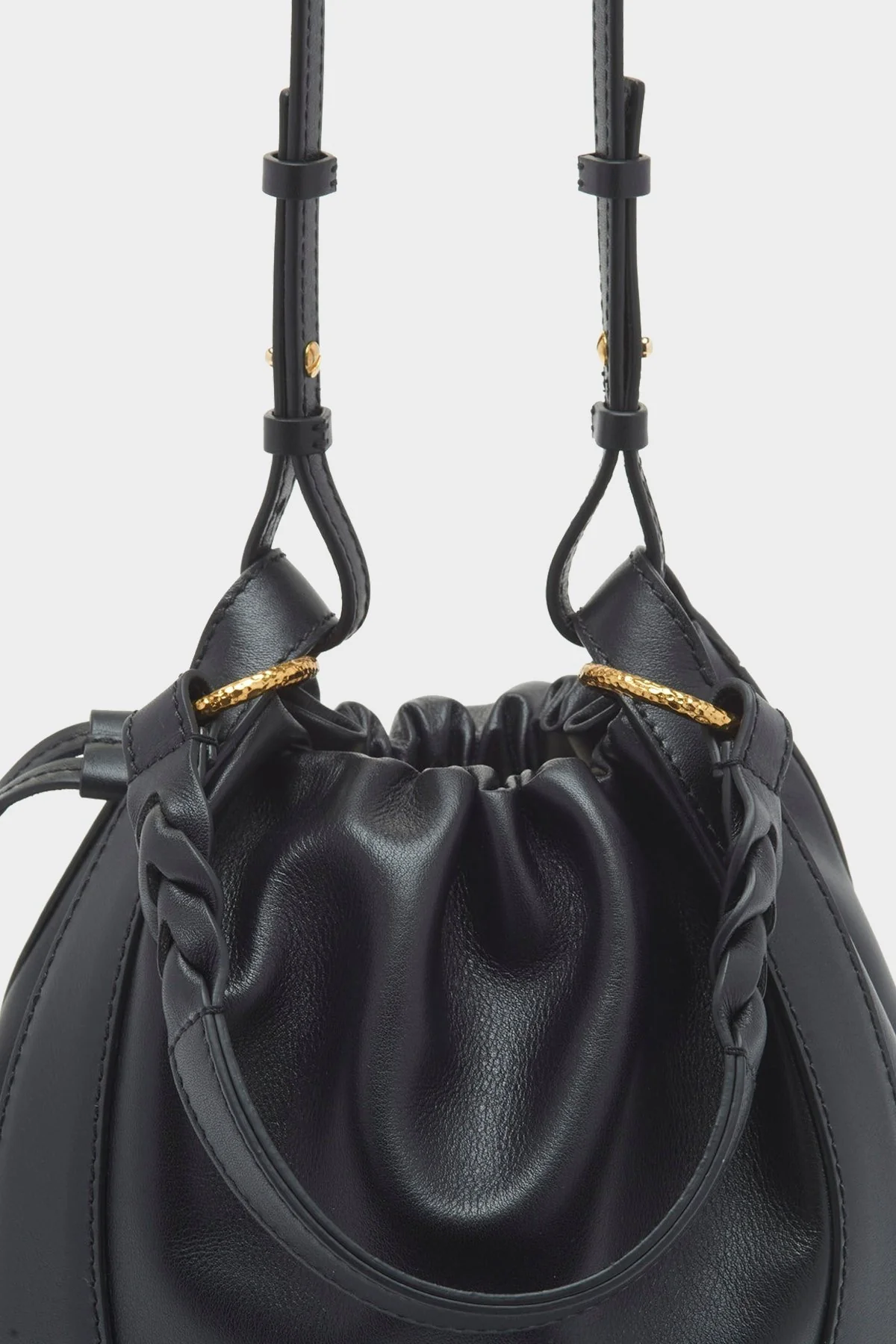 Hilma Bucket Bag in Noir - Image 3