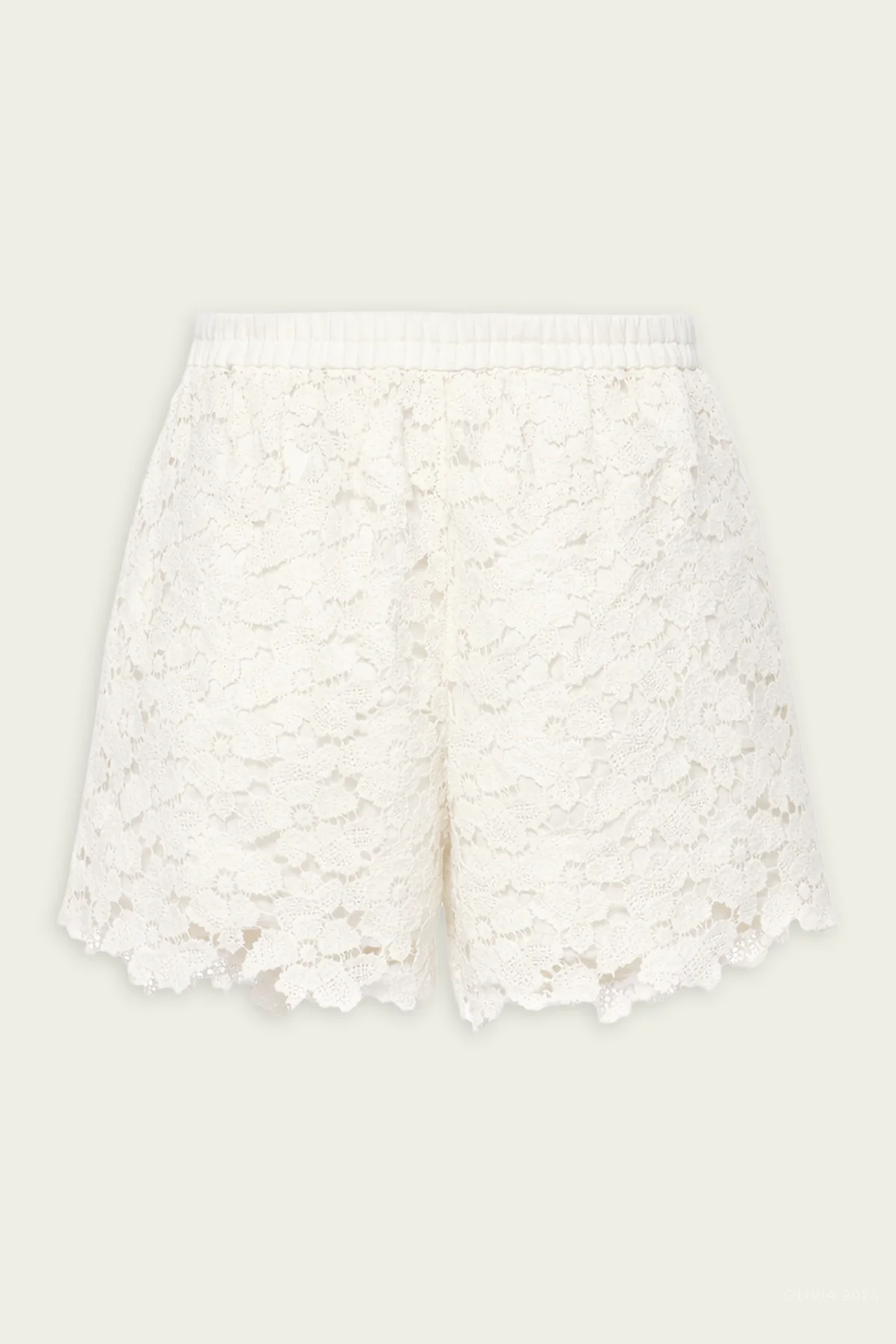 Holly Lace Short in Ivory - Image 5