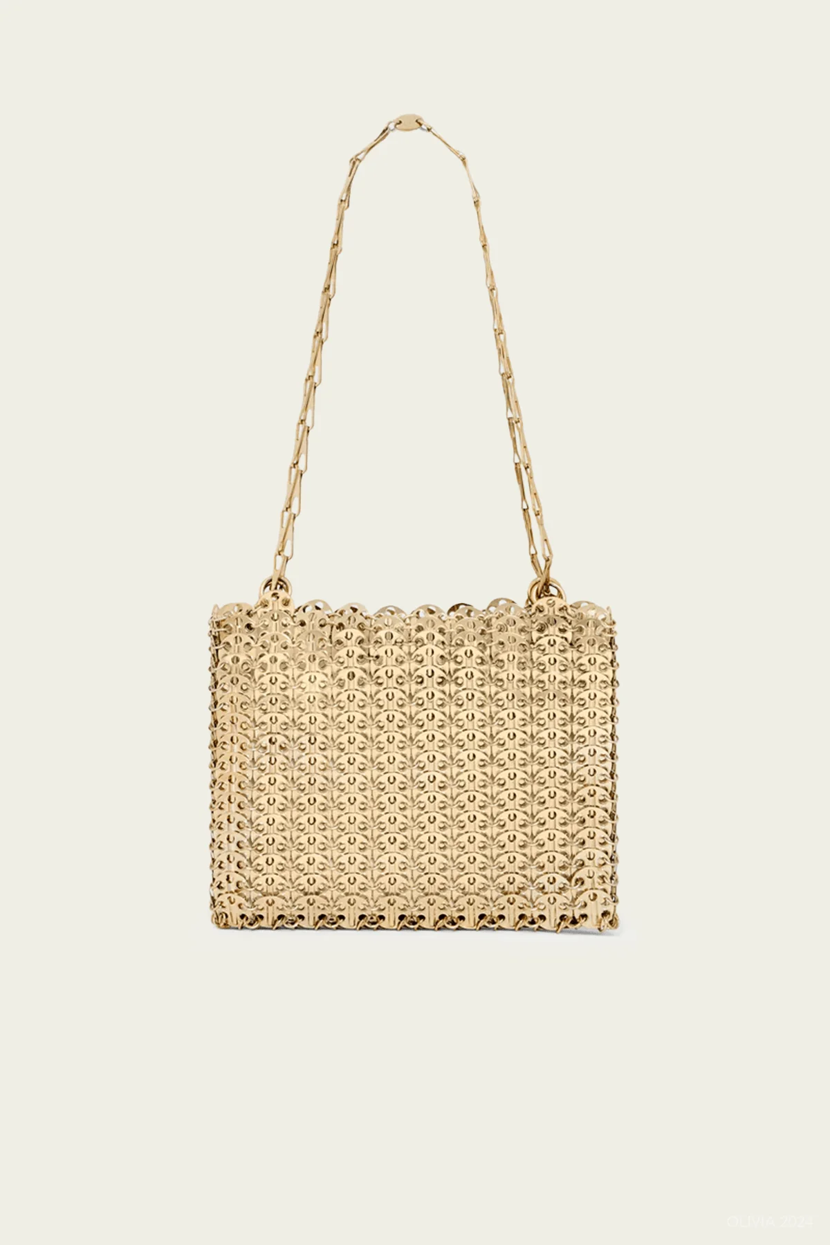 Iconic 1969 Shoulder Bag in Light Gold