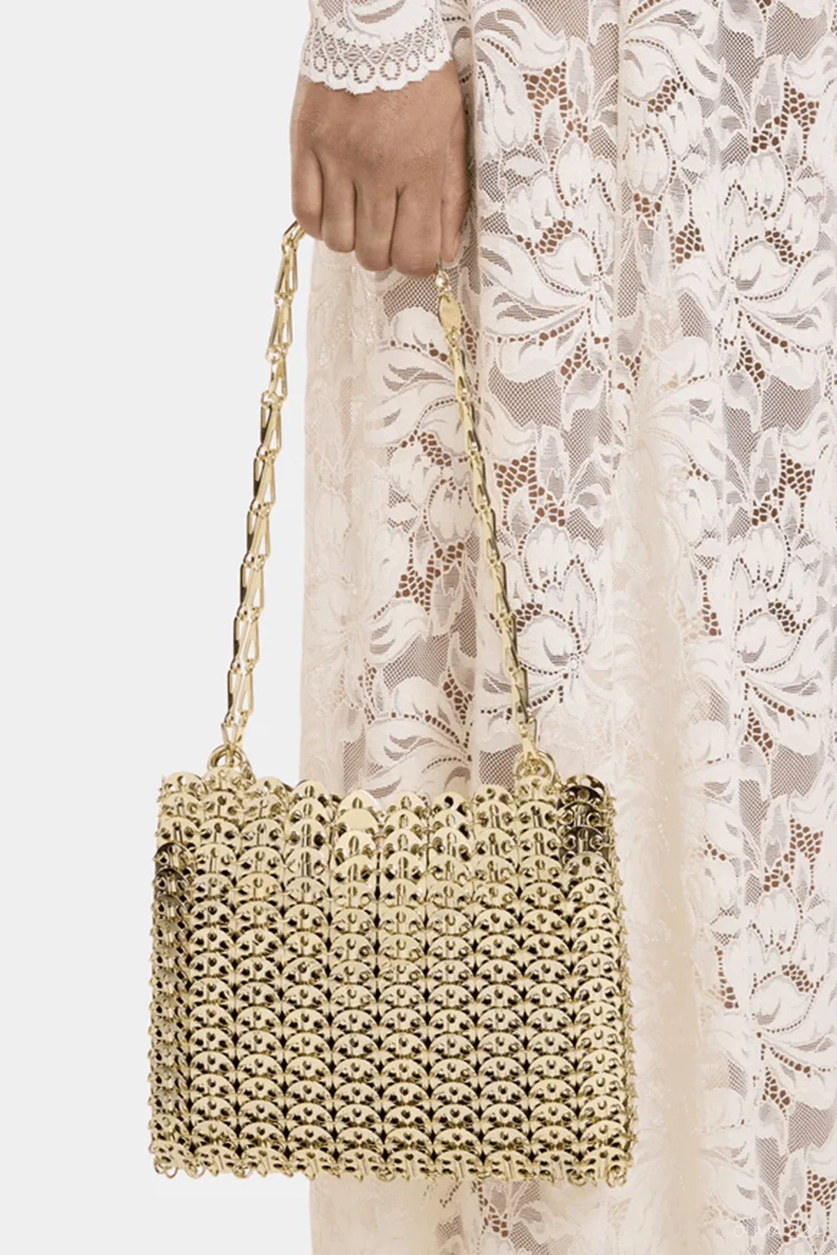 Iconic 1969 Shoulder Bag in Light Gold - Image 2