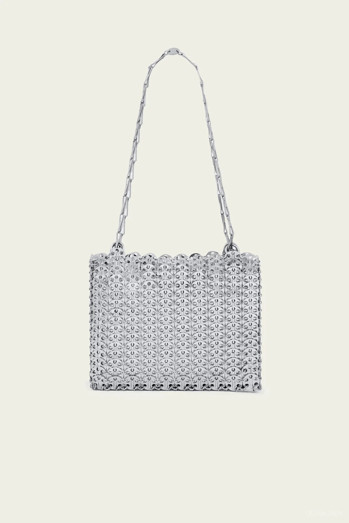 Iconic 1969 Shoulder Bag in Silver