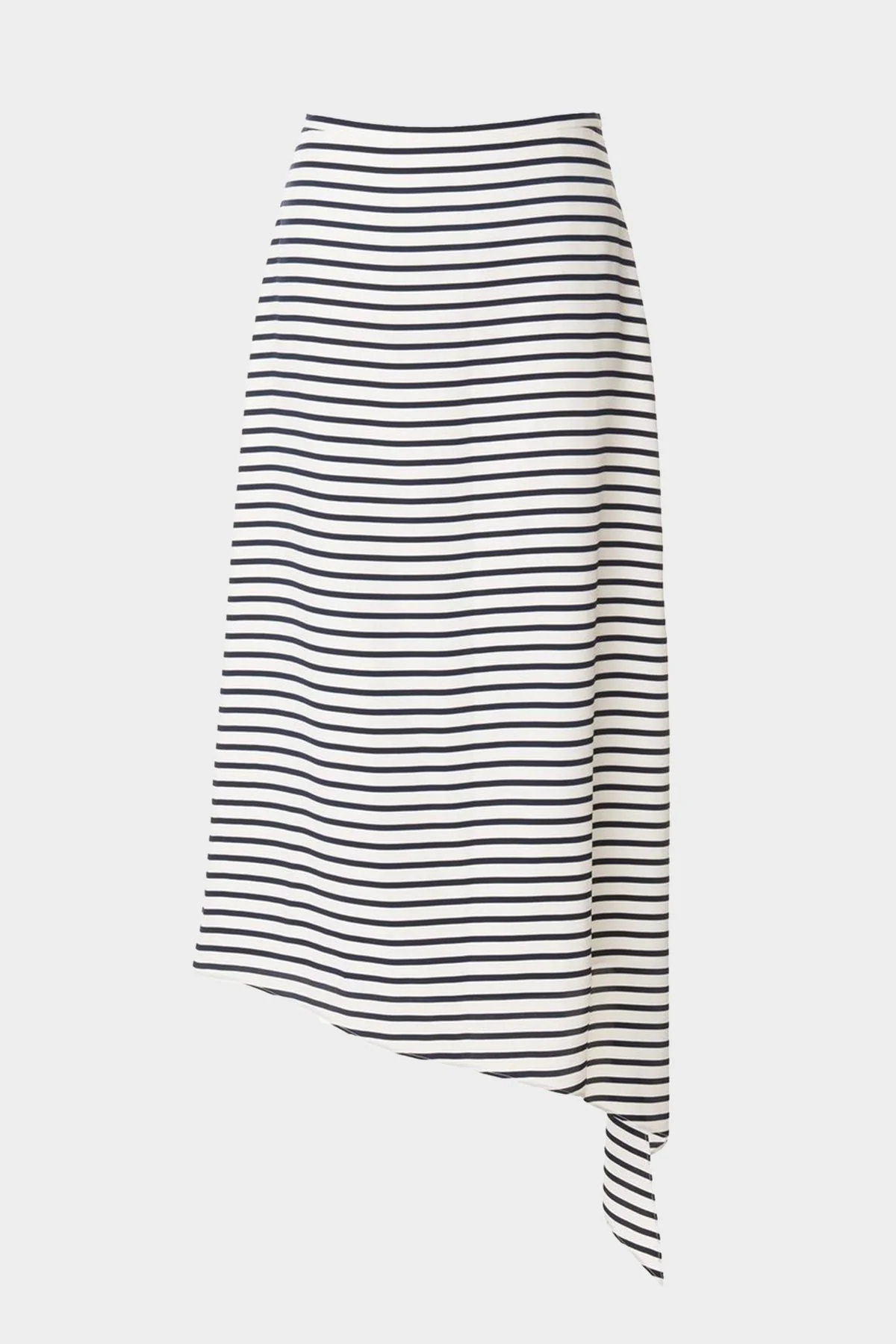 Identity Stripe Pencil Skirt in Black Multi