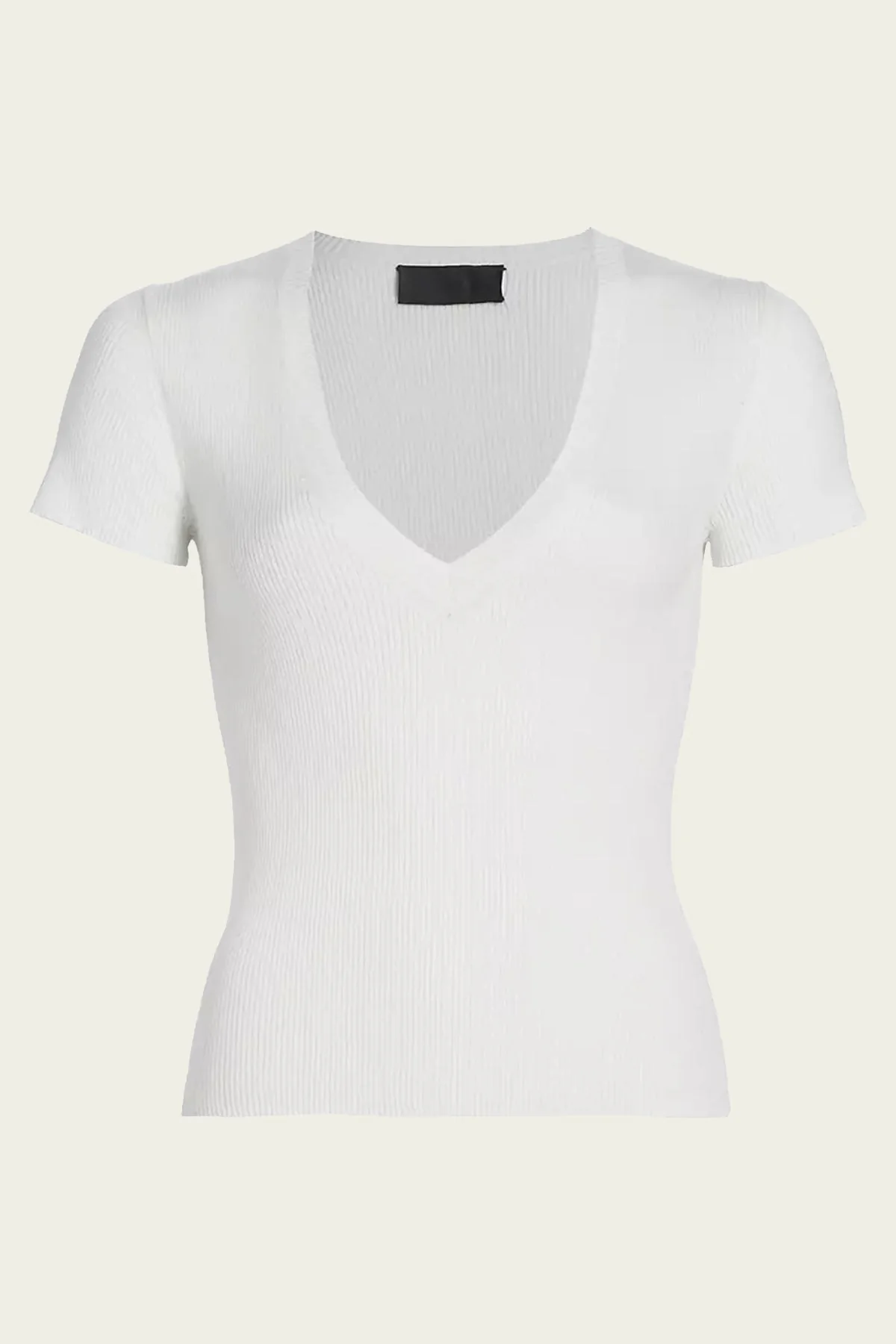 Italia Knit Tee in Ivory