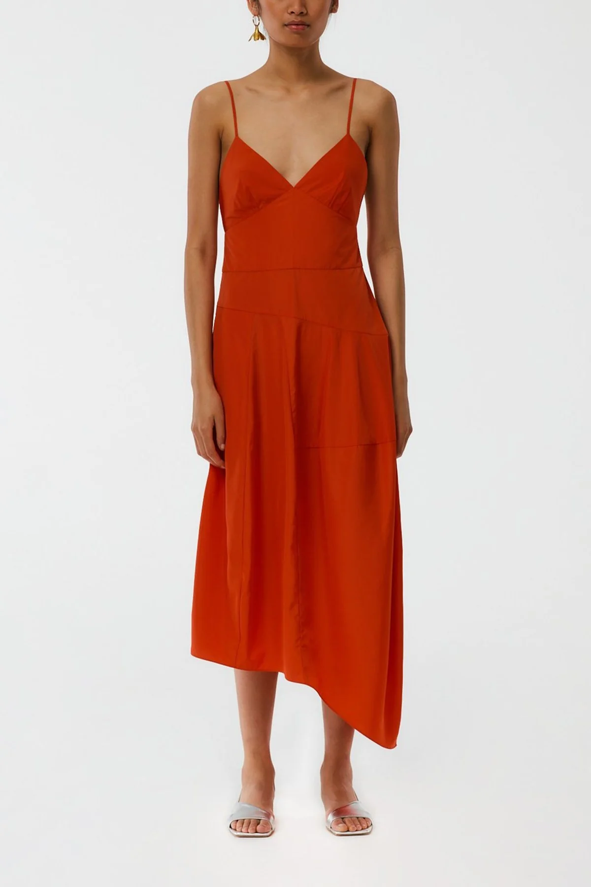 Italian Sporty Cami Dress in Red - Image 2