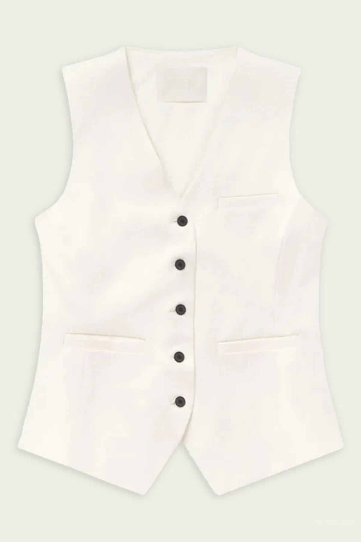 Jasmin Long Vest in Pashmina