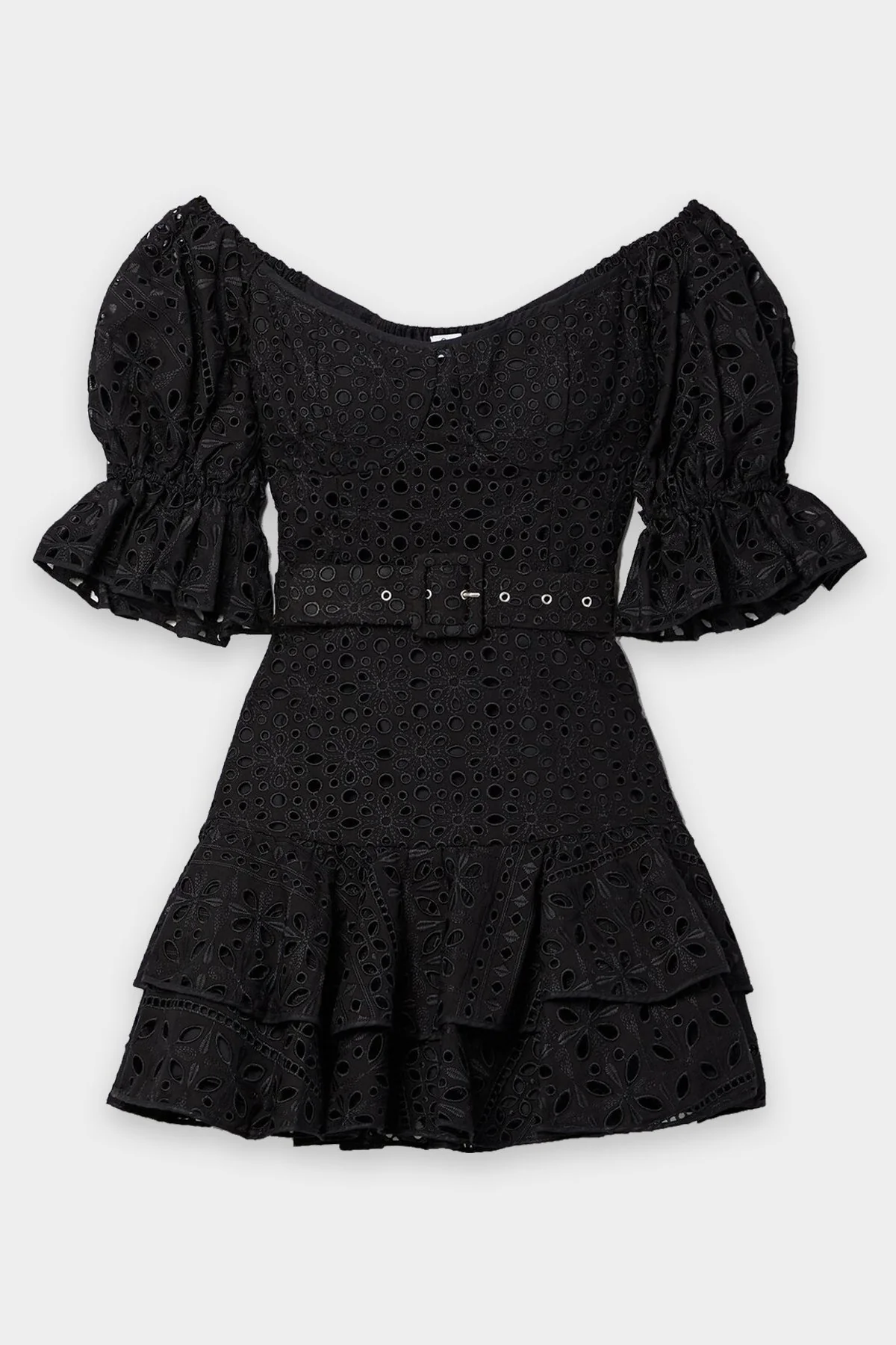 Jean Short Dress in Black