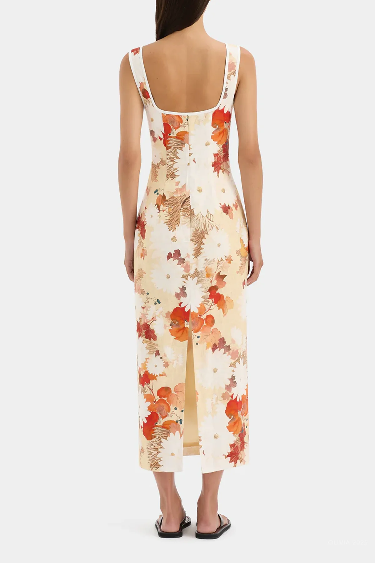 Jessamine Midi Dress in Posy Floral - Image 3
