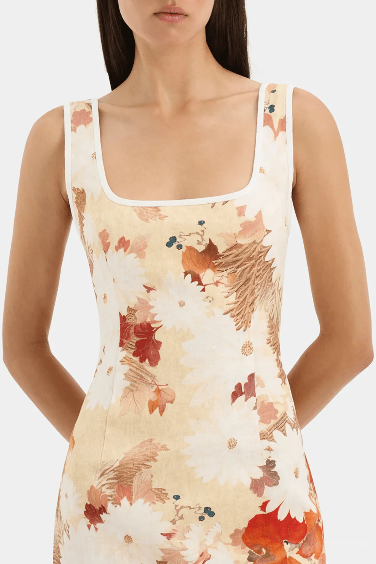 Jessamine Midi Dress in Posy Floral - Image 4