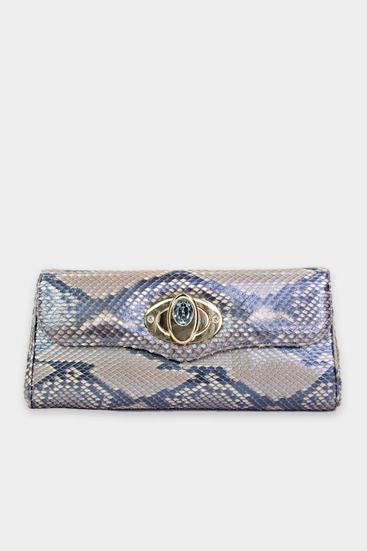 Judith Leiber Snakeskin Clutch