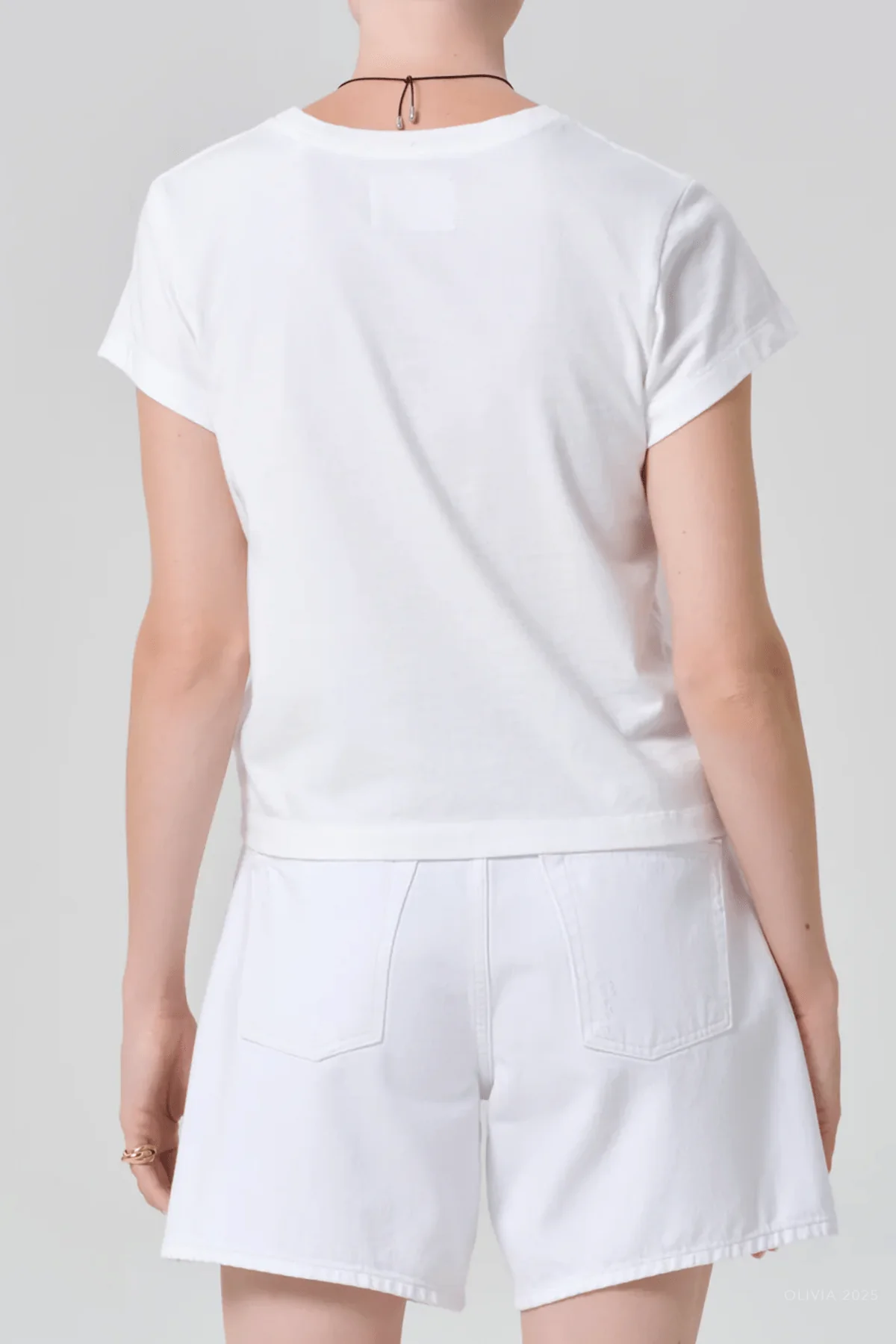 Kai Baby Tee in Soft White - Image 3