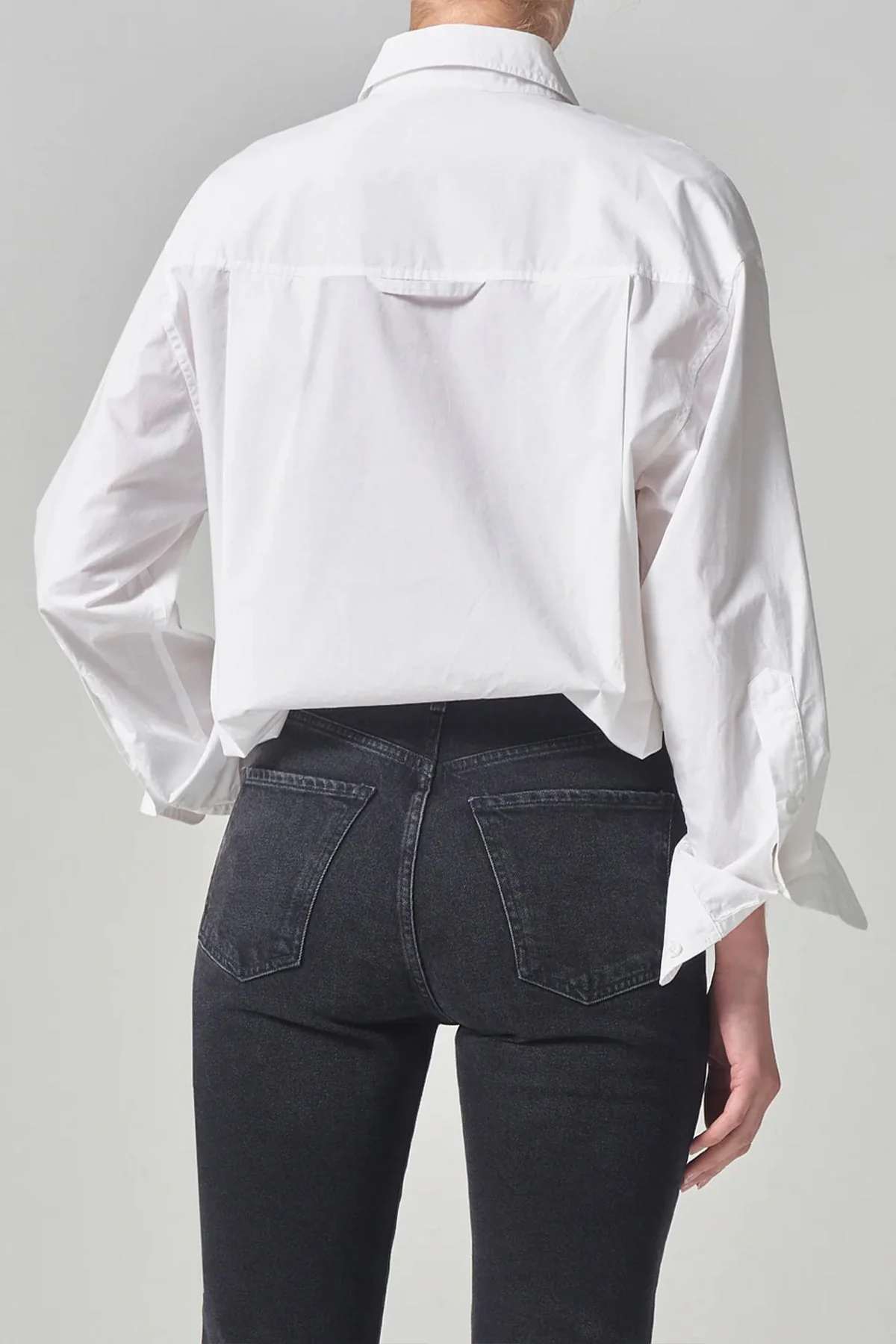 Kayla Shirt in Optic White - Image 3