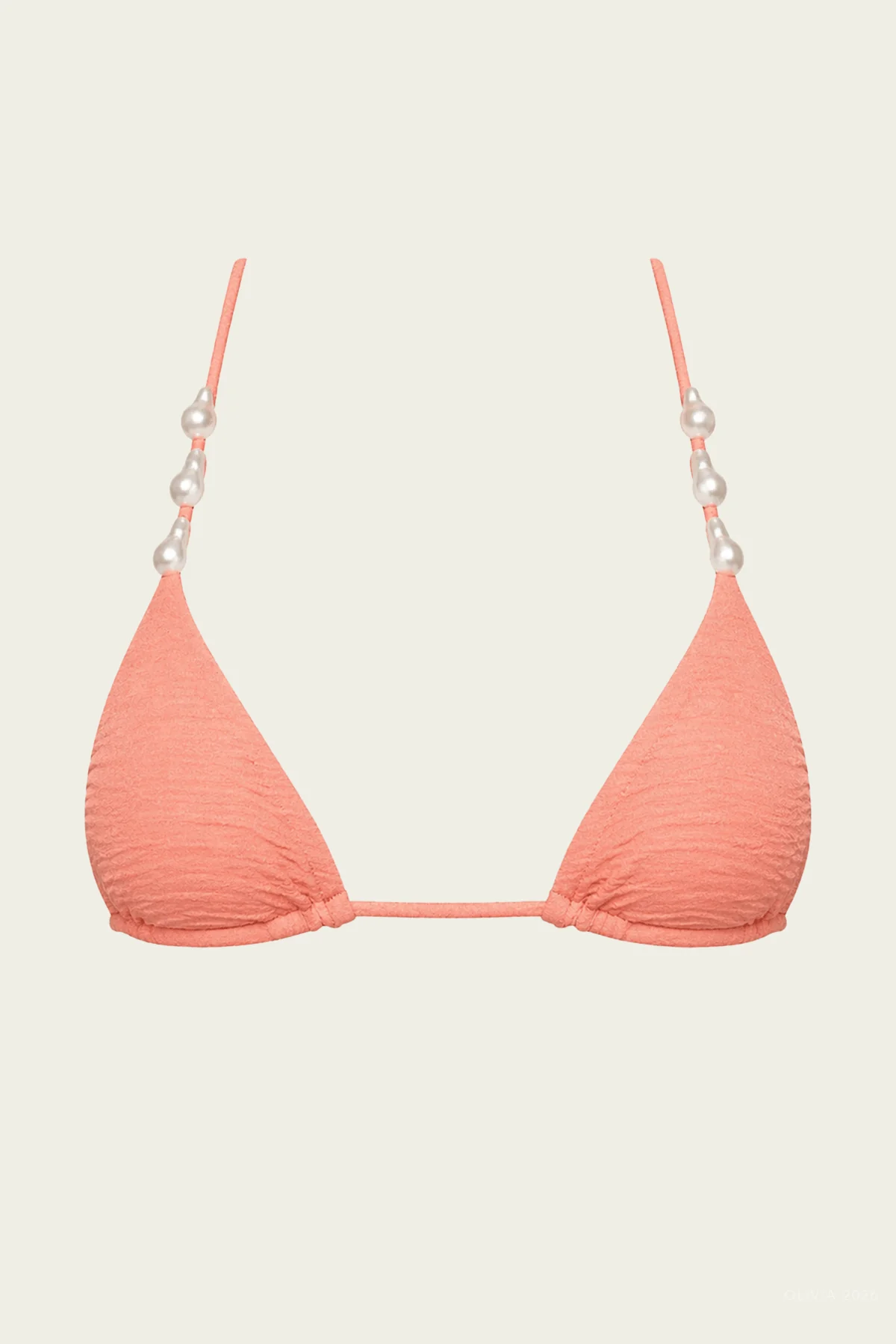 Kendall Bikini Top in Coral Reef