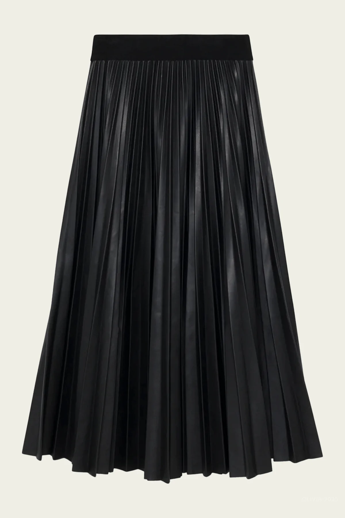 Kezia Midi Skirt in Black
