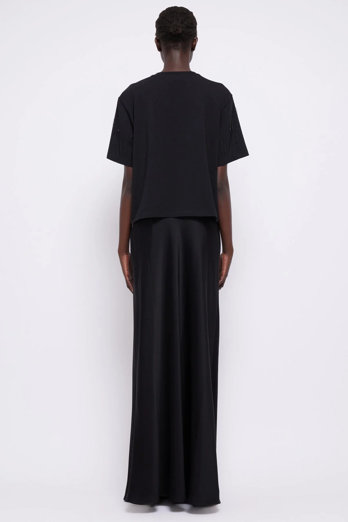 Kiri Maxi Skirt in Black - Image 3