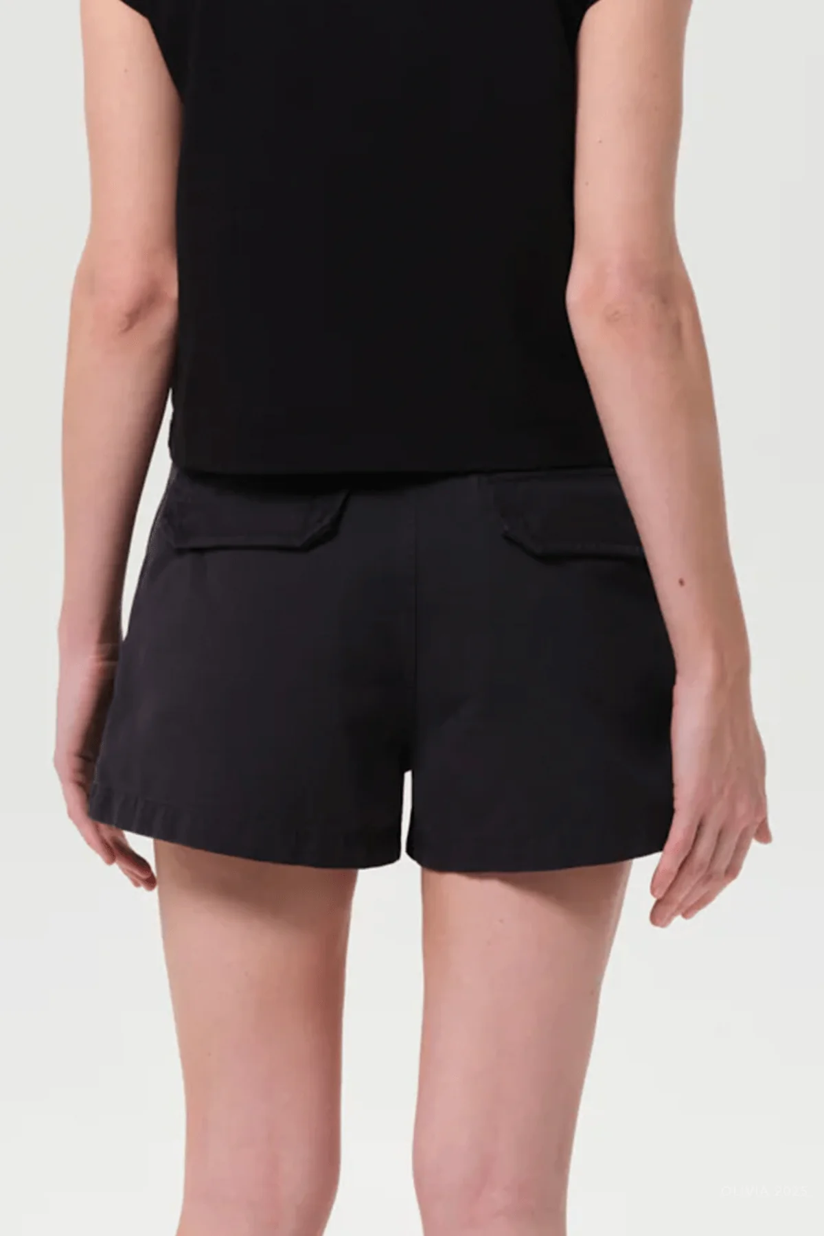 Kiva Cargo Short in Washed Black - Image 3