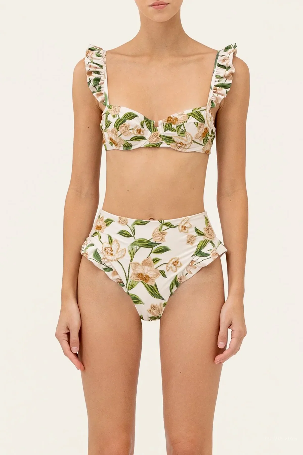 Kiwi Orquidea Bikini Top - Image 3