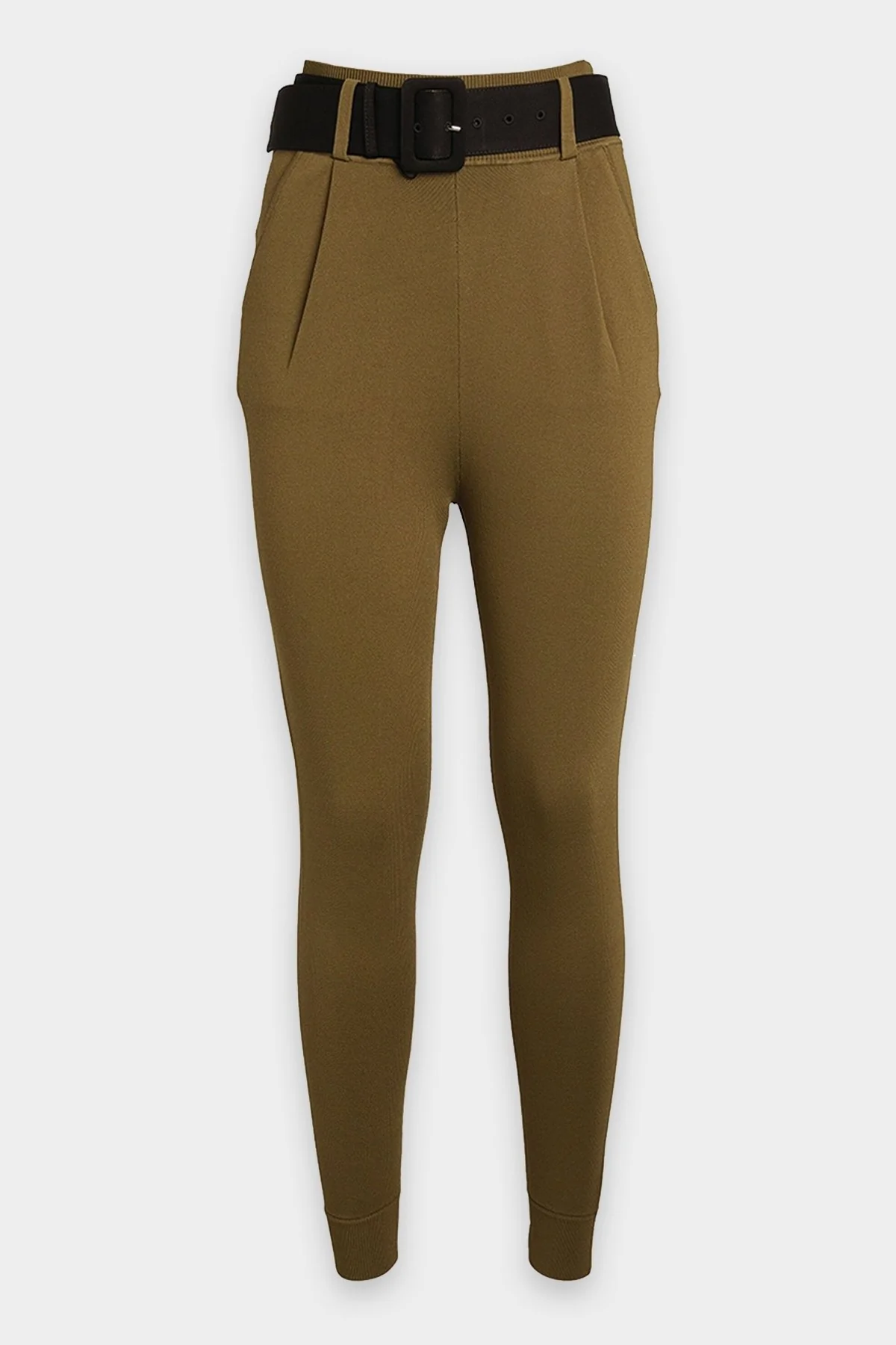 Knitted Jogger Pant in Khaki