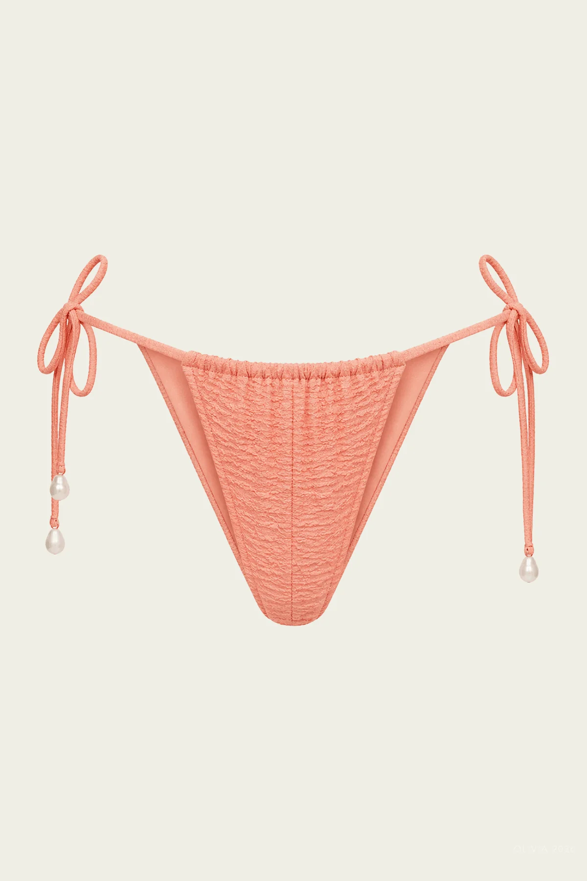 Kourtney Bikini Bottom in Coral Reef