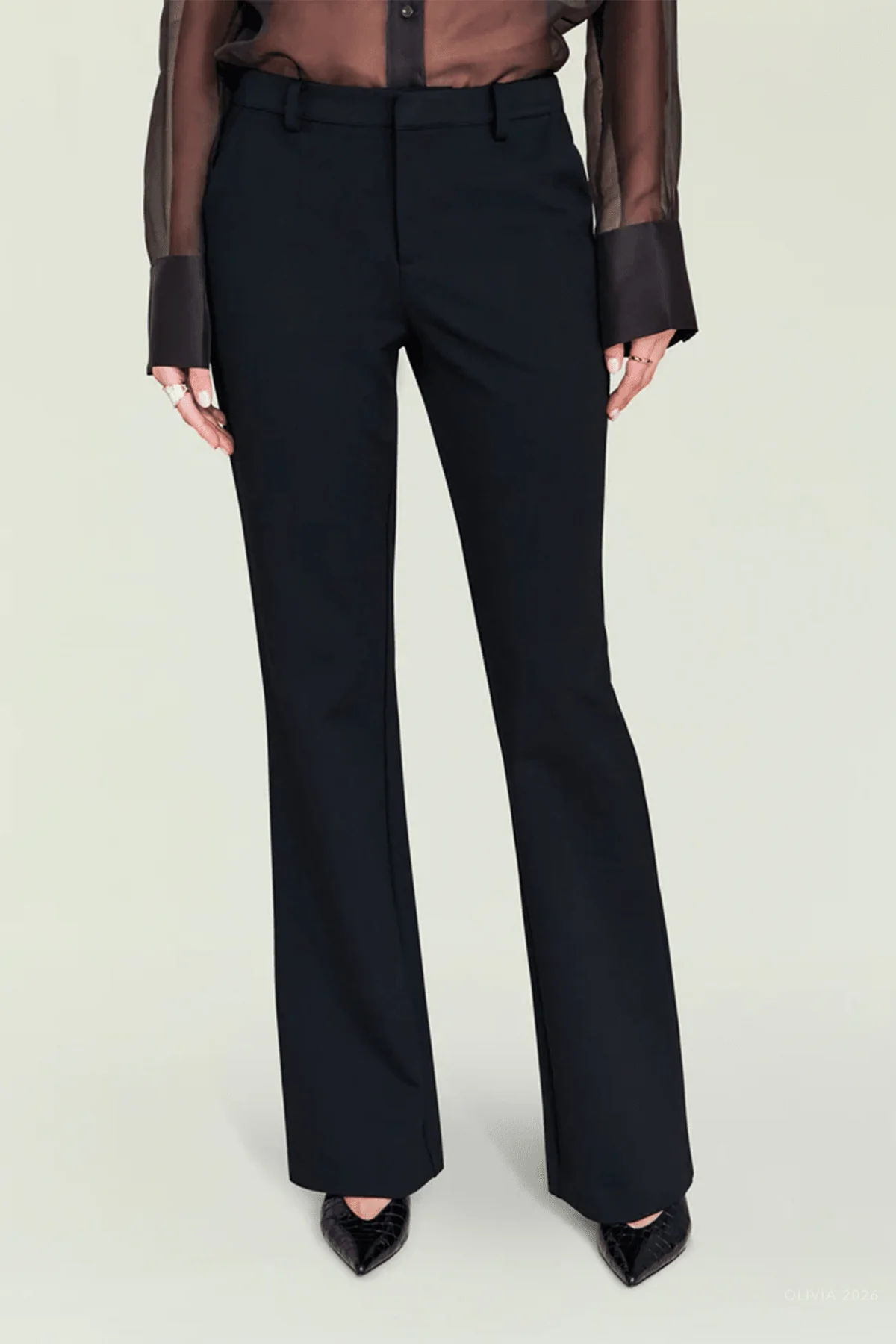 Kristen Perfect Work Trouser in Black - Image 2