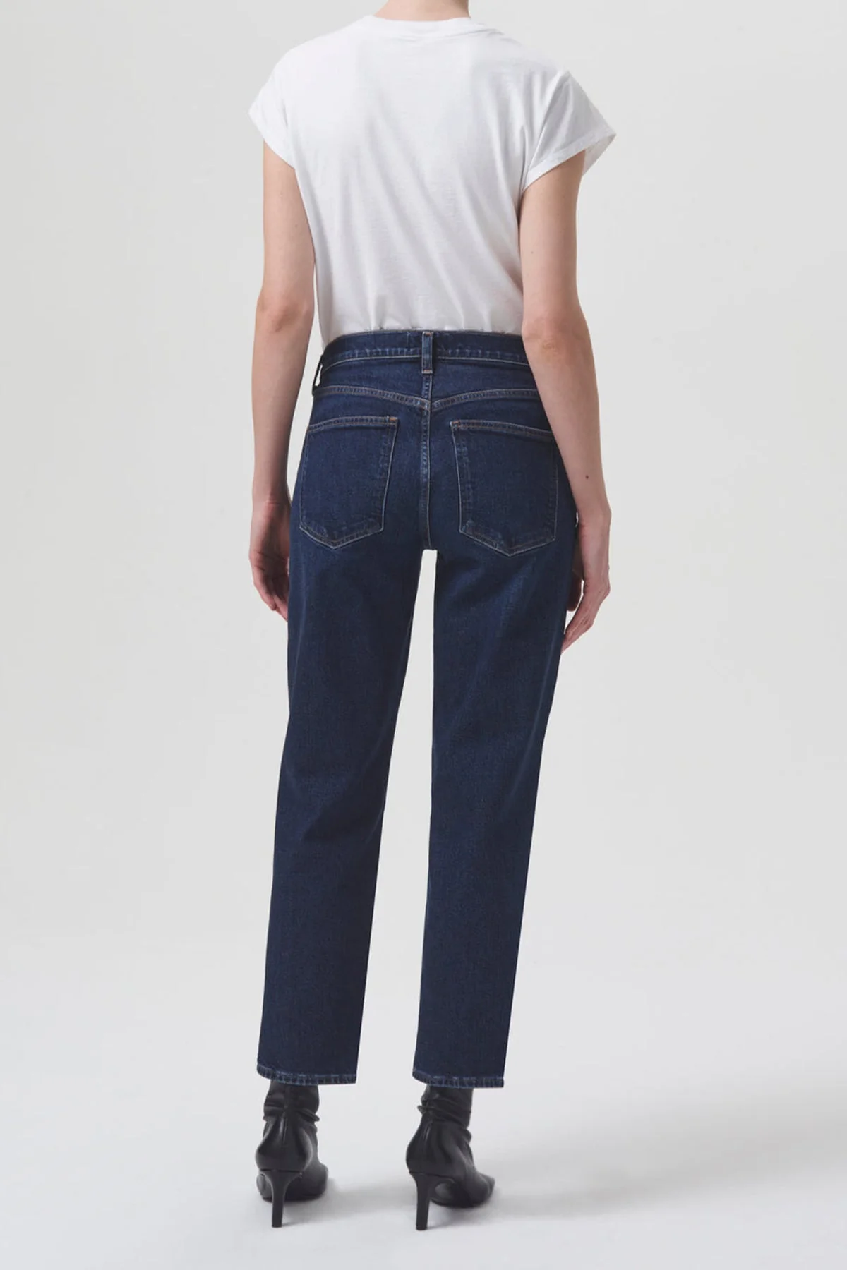 Kye Mid-Rise Straight Crop Jean in Song - Image 4