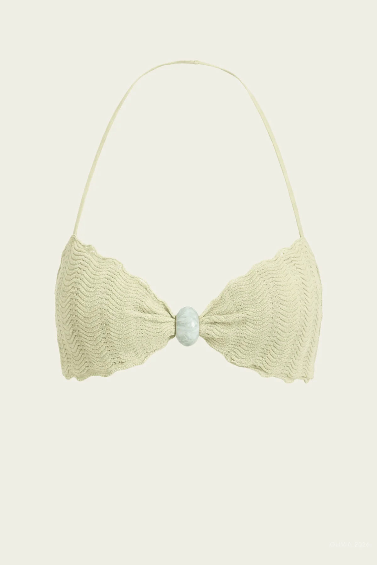 Kyla Bikini Top in Matcha