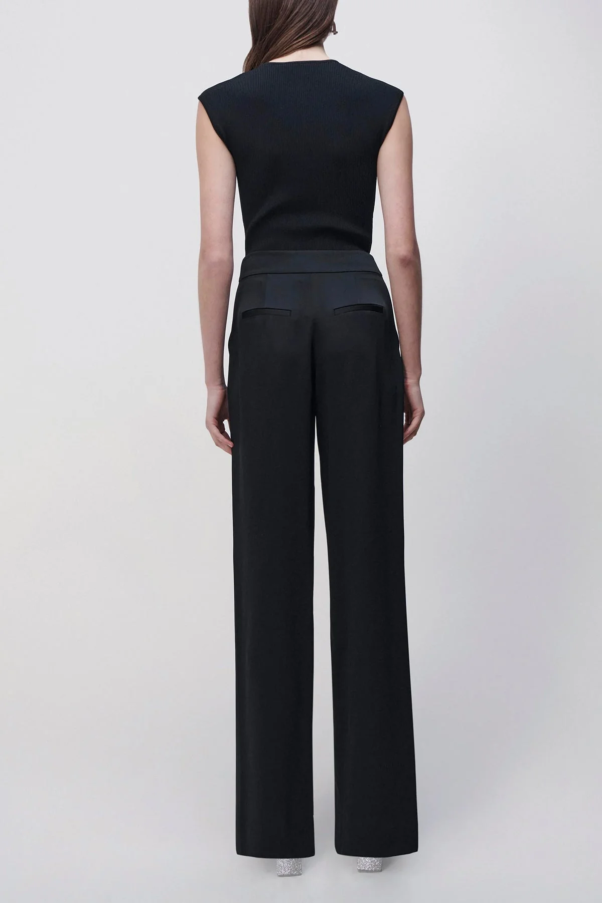 Kyra Wide Leg Pant in Black - Image 3