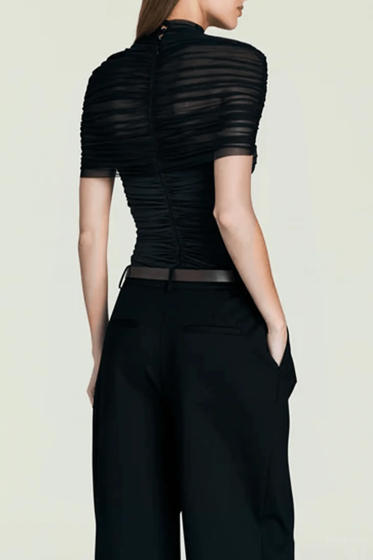 Laila Top in Black - Image 2