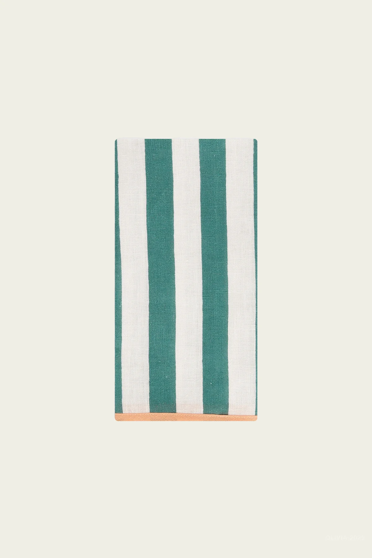 Large Napkins Set of 2 in Riviera Green - Image 2
