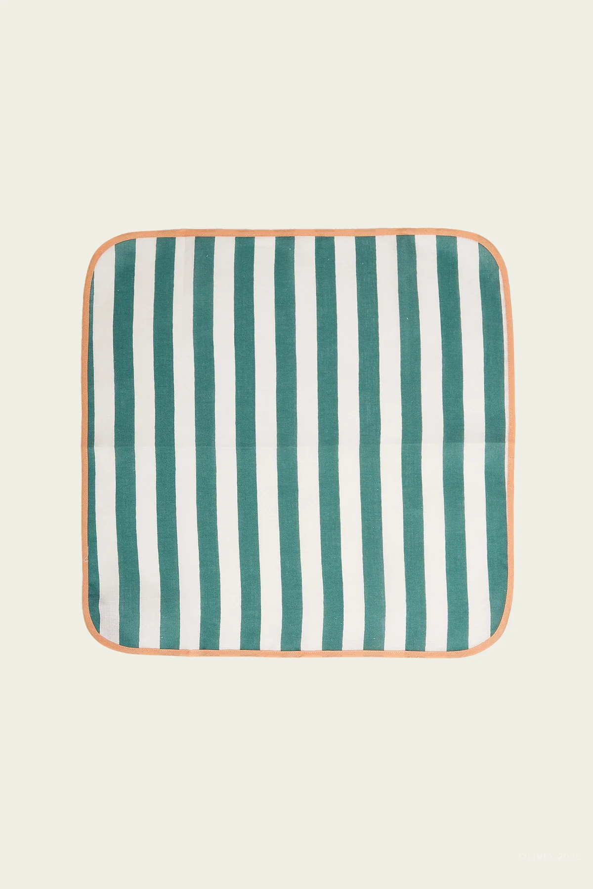 Large Napkins Set of 2 in Riviera Green - Image 3