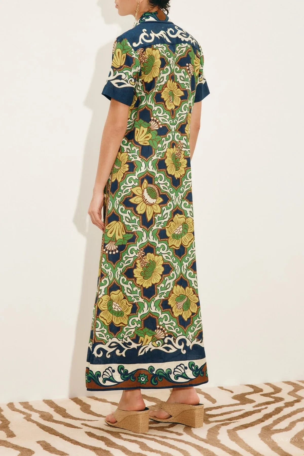 Liana Shirtdress in Multi - Image 3
