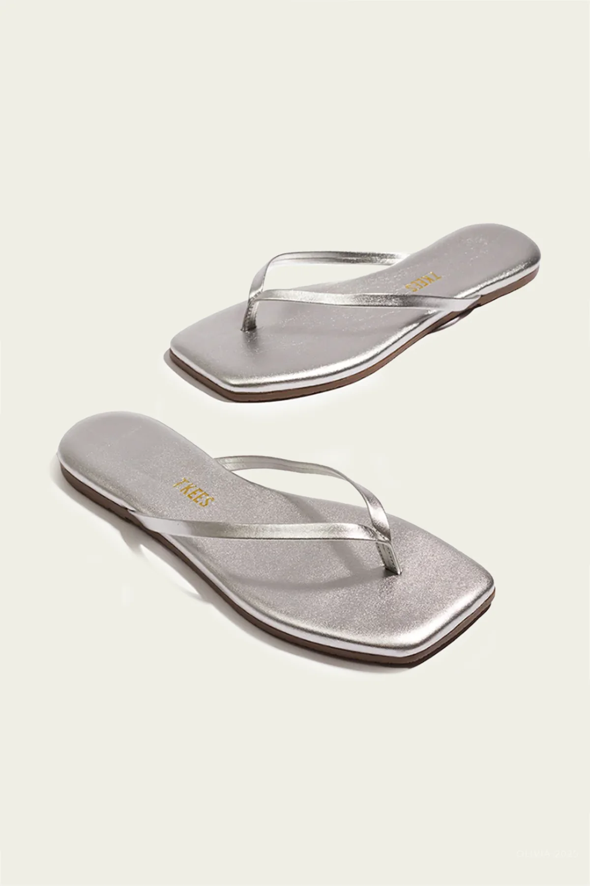 Lily Square Toe Flip Flops in Fairylust - Image 2