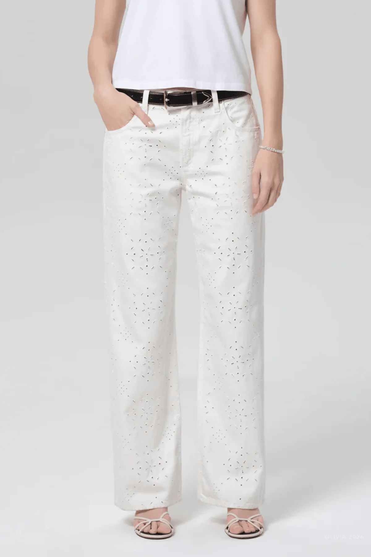 Lindz Easy Straight in Blanc - Image 2