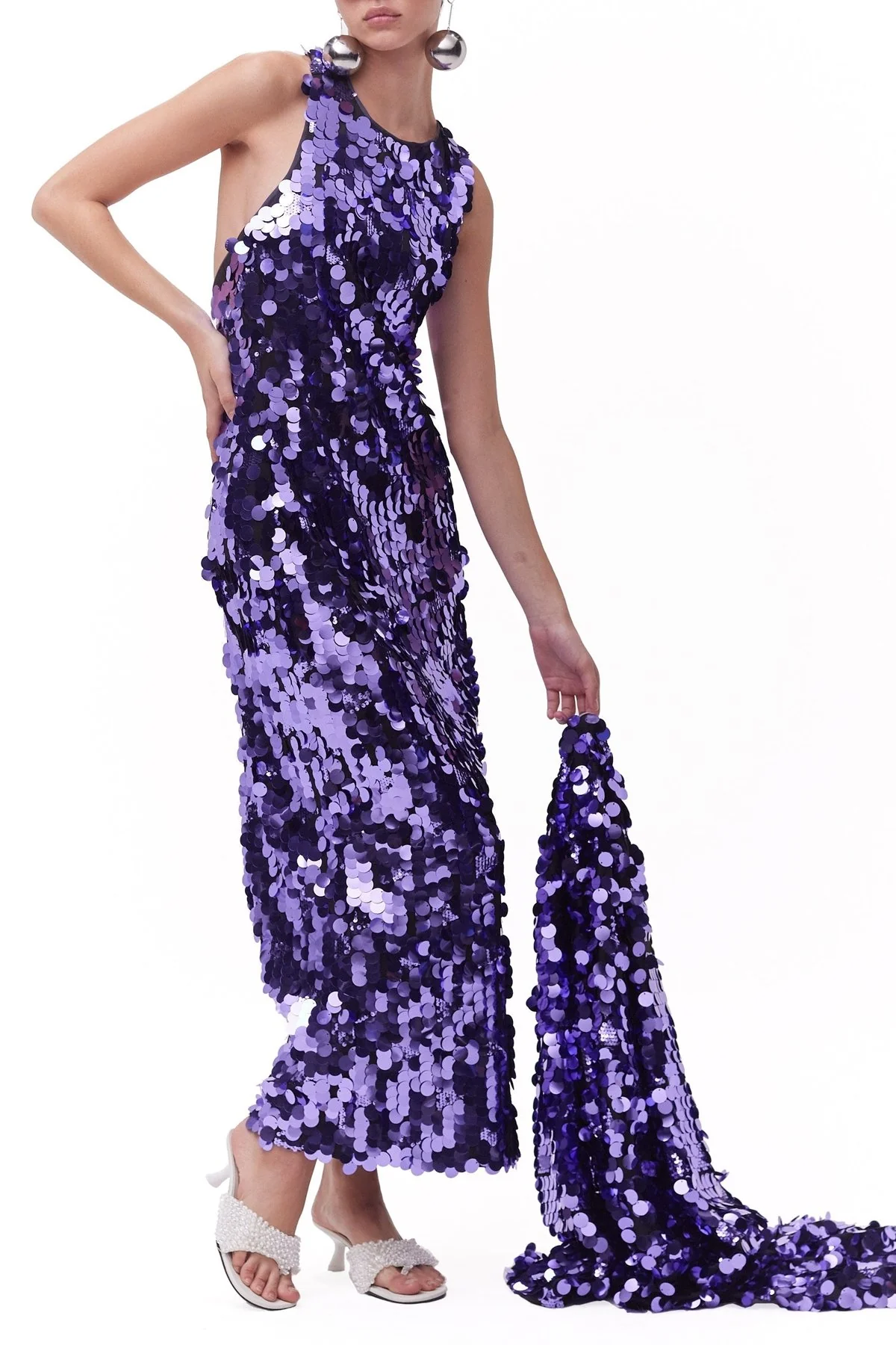 Lou Dress in Disco Purple