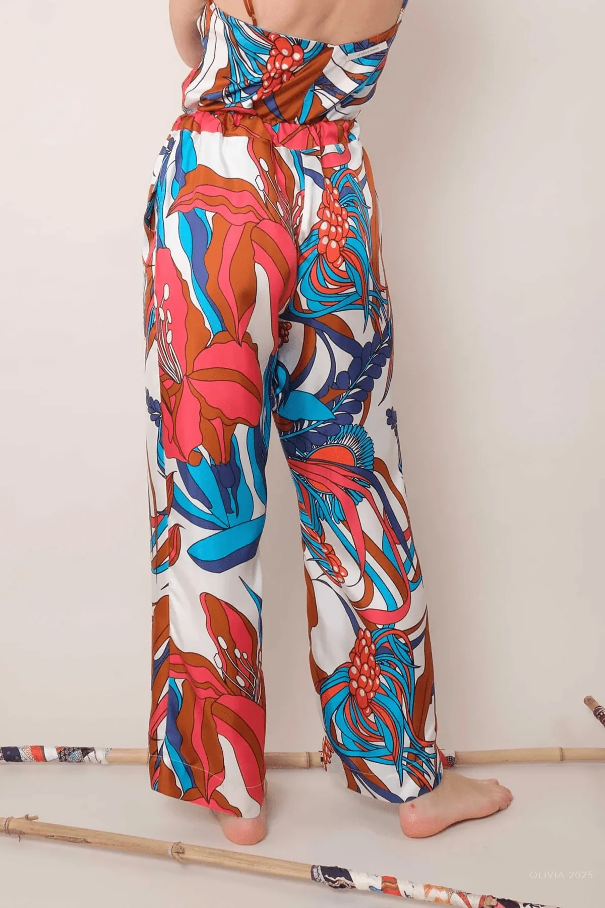 Lucky Pants in Mix Spice White Lily - Image 2