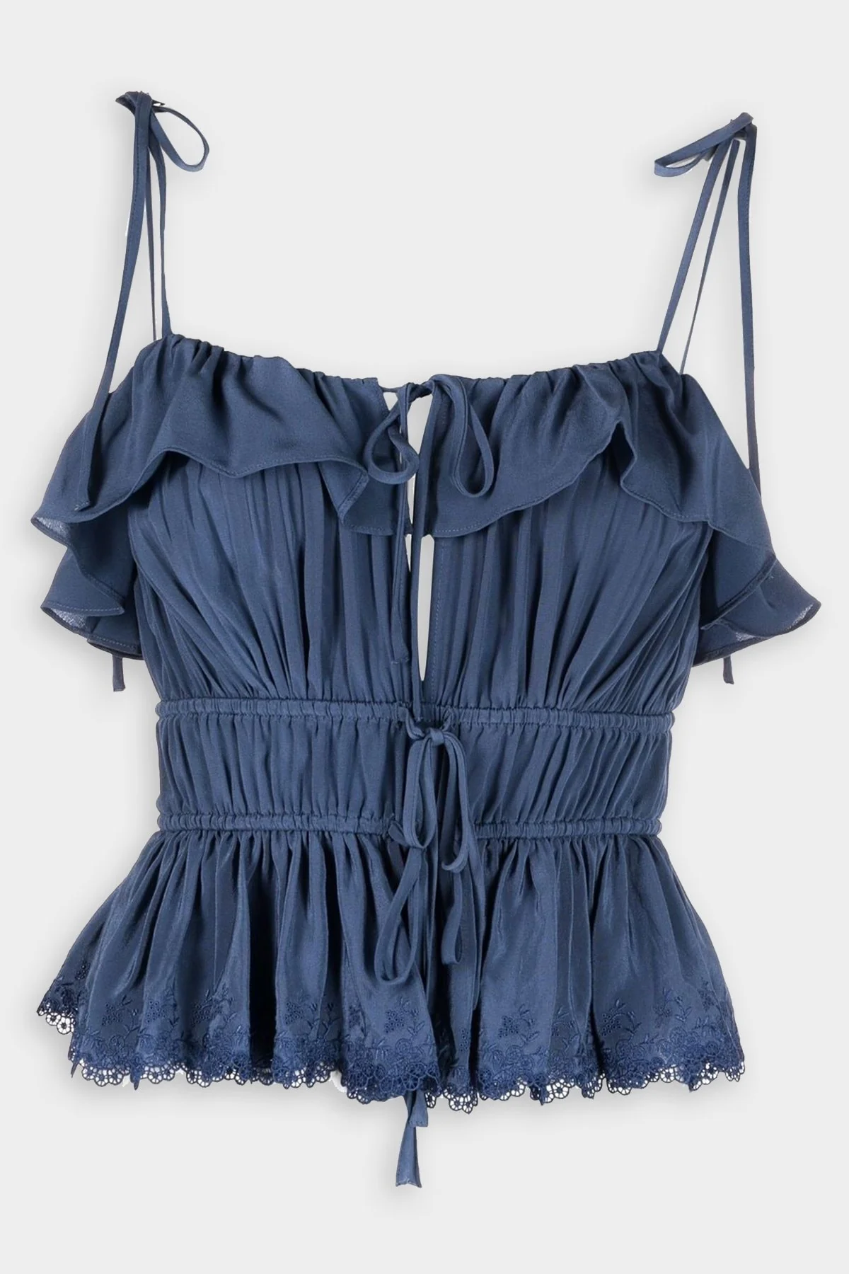Luella Top in Washed Indigo